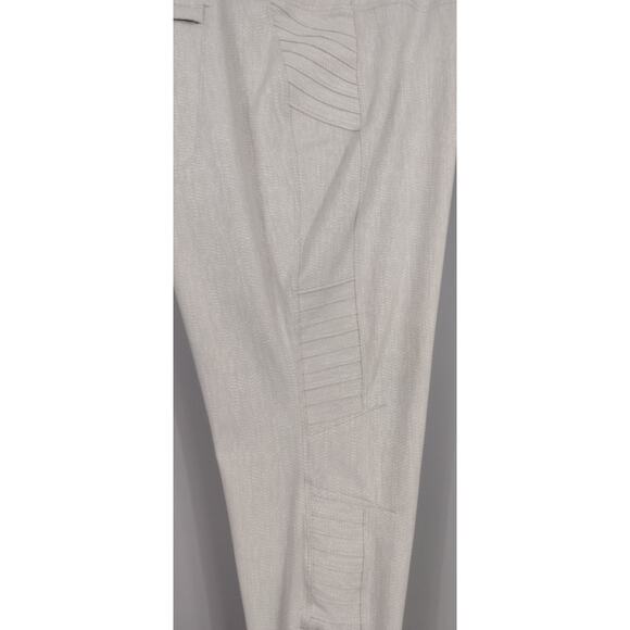 Athleta plus size 2X Delancey textured moto tight legging Creme activewear - Picture 5 of 16